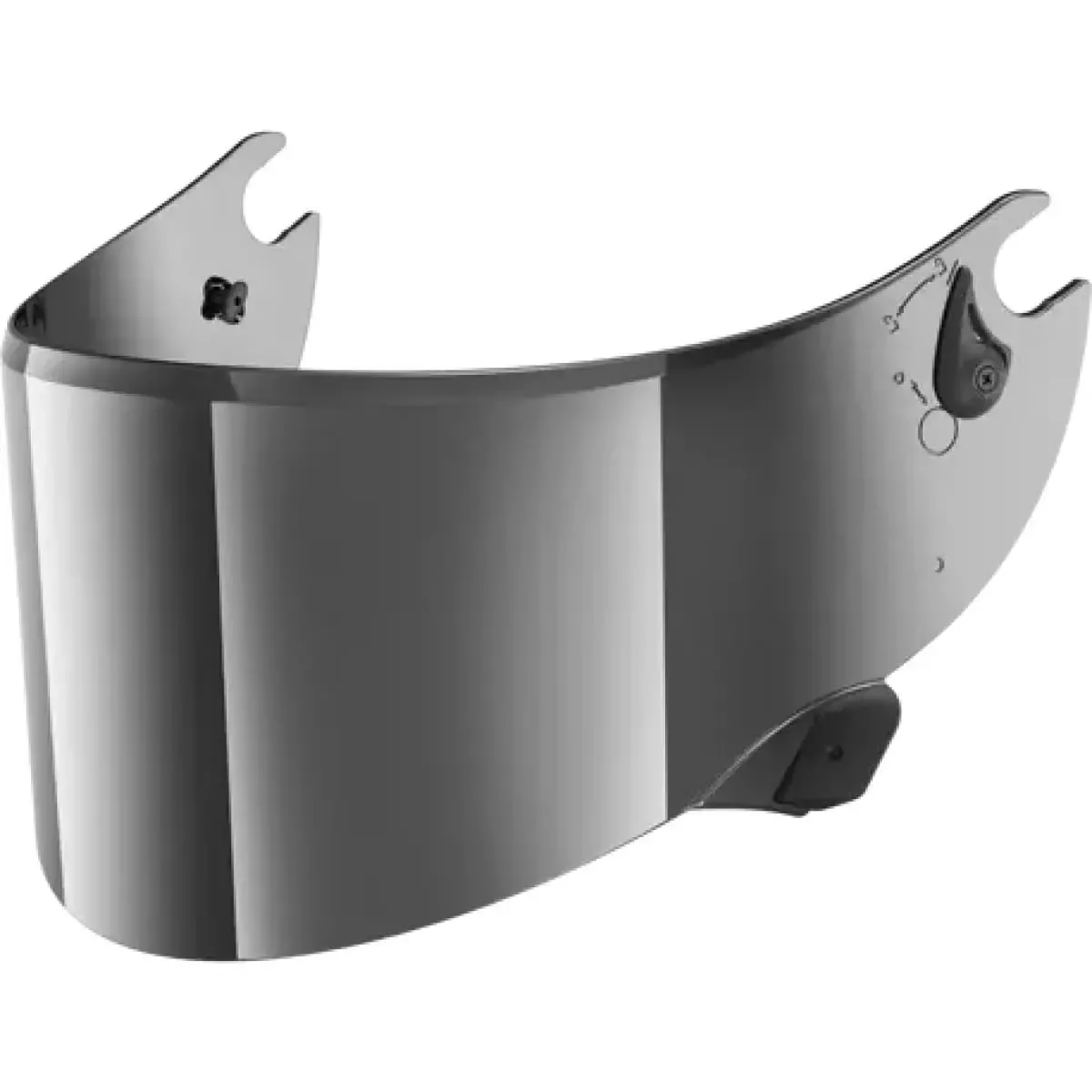 VISIERE SHARK RACE-R CHROME NON HOMOLOGUE RTE