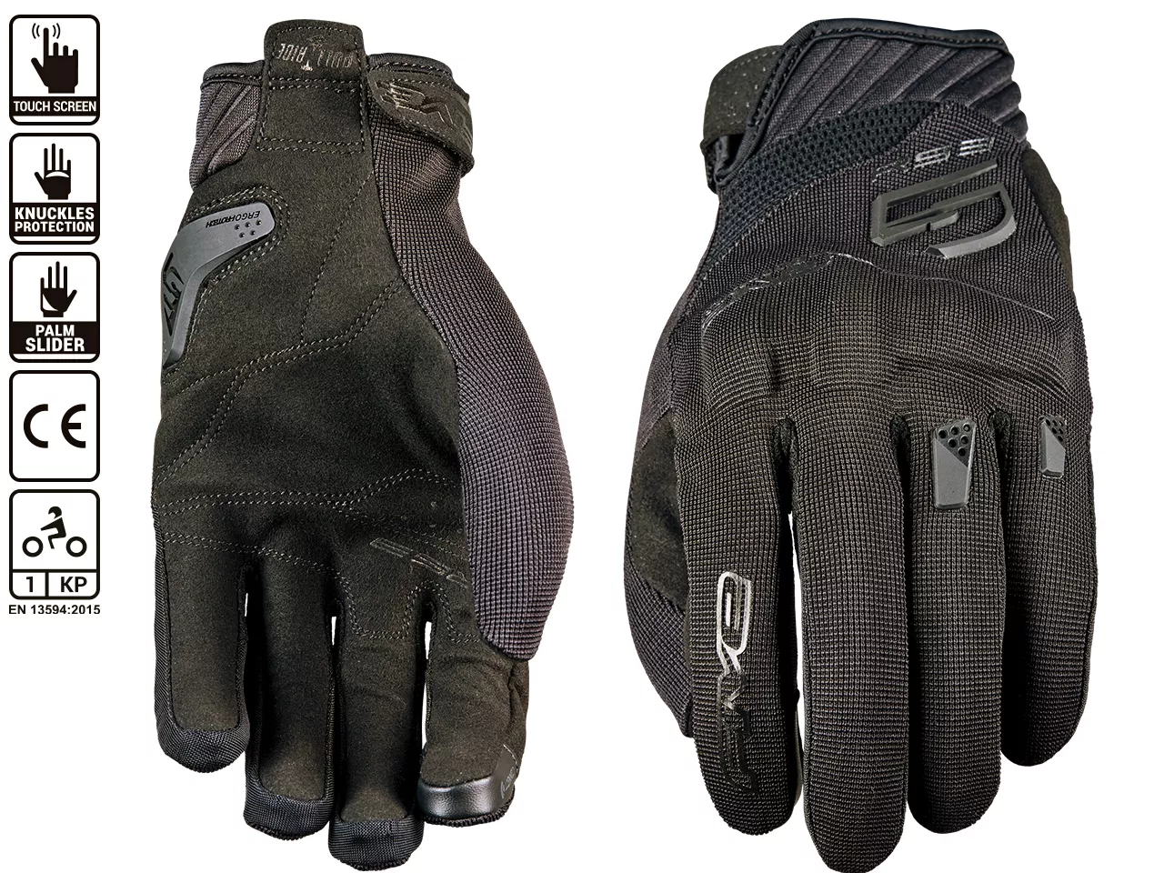 GANTS FIVE RS3 EVO AIRFLOW NOIR