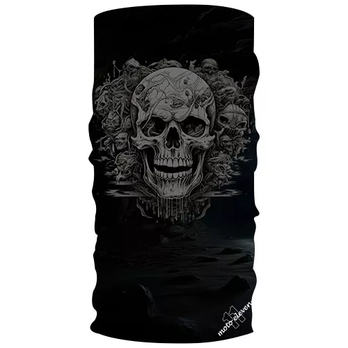 TOUR DE COU M11 FULLSKULL GHOSTS BLACK