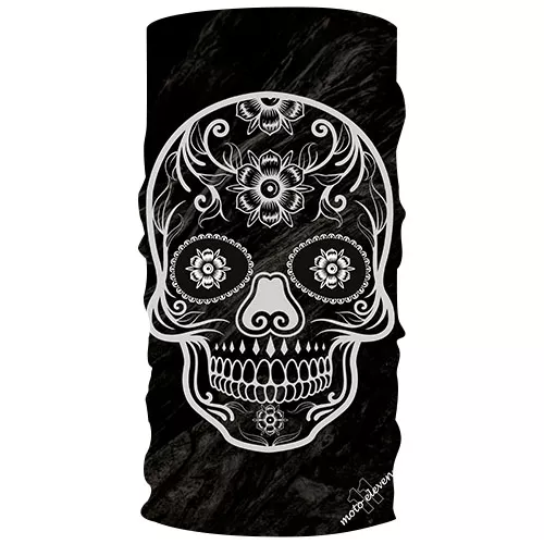 TOUR DE COU M11 SUGAR SKULL BLACK