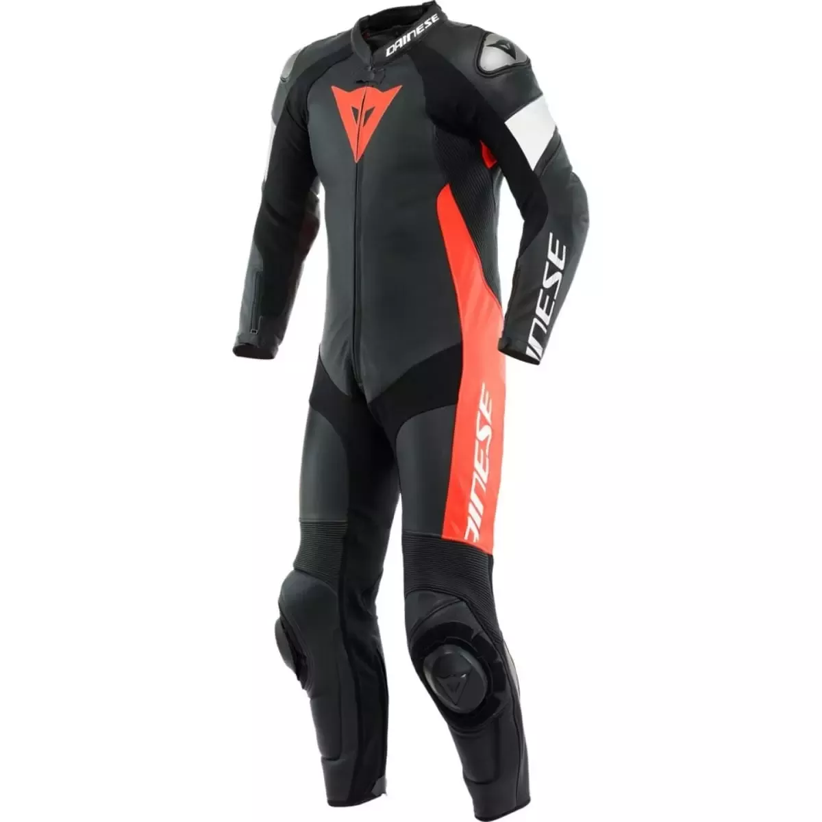 COMBI DAINESE 1PCE KYALAMI N-B-ROUGE FLUO 60