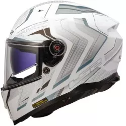 CASQUE LS2 VECTOR II ALIZER BLANC