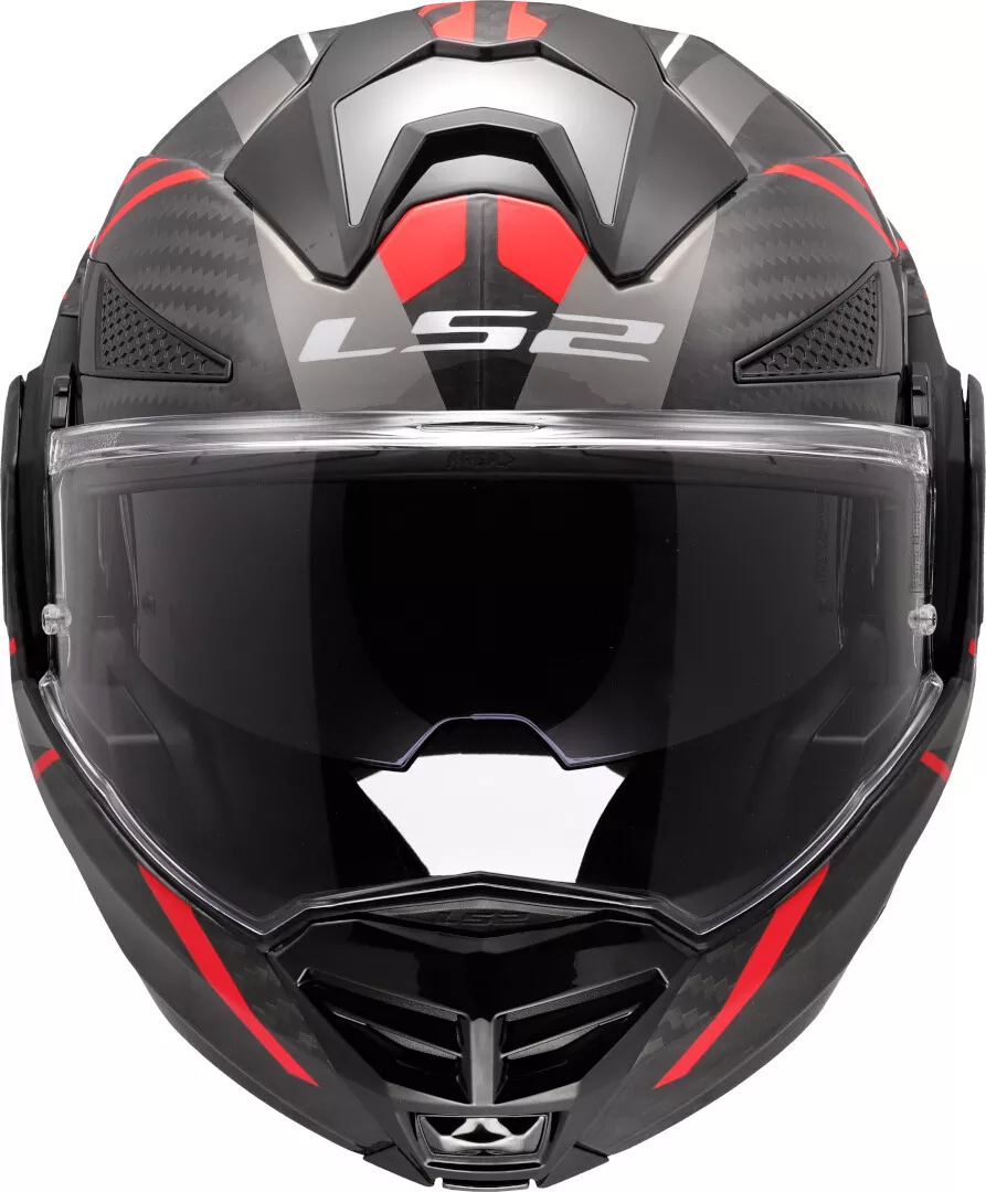 CASQUE LS2 ADVANT X CAR FUTUR II ROUGE