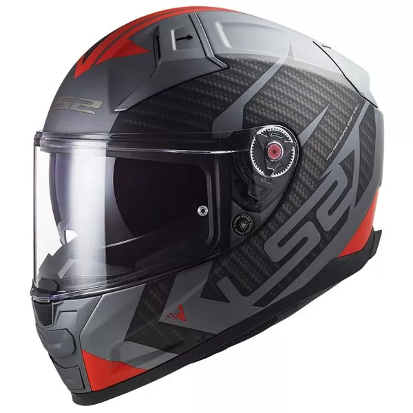 CASQUE LS2 VECTOR II SPLITTER ROUGE