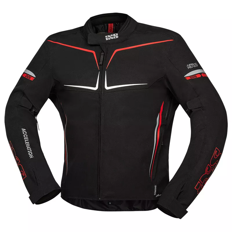 BLOUSON IXS TS PRO ST+ NOIR ROUGE