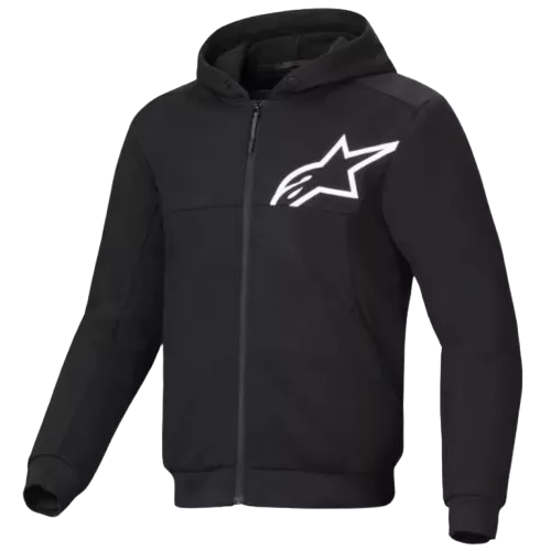 HOODIE ALPI STELLA CHROME V2 N-BLANC