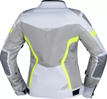 BLOUSON IXS LADY TRIGONIS-AIR GRIS-JAUNE
