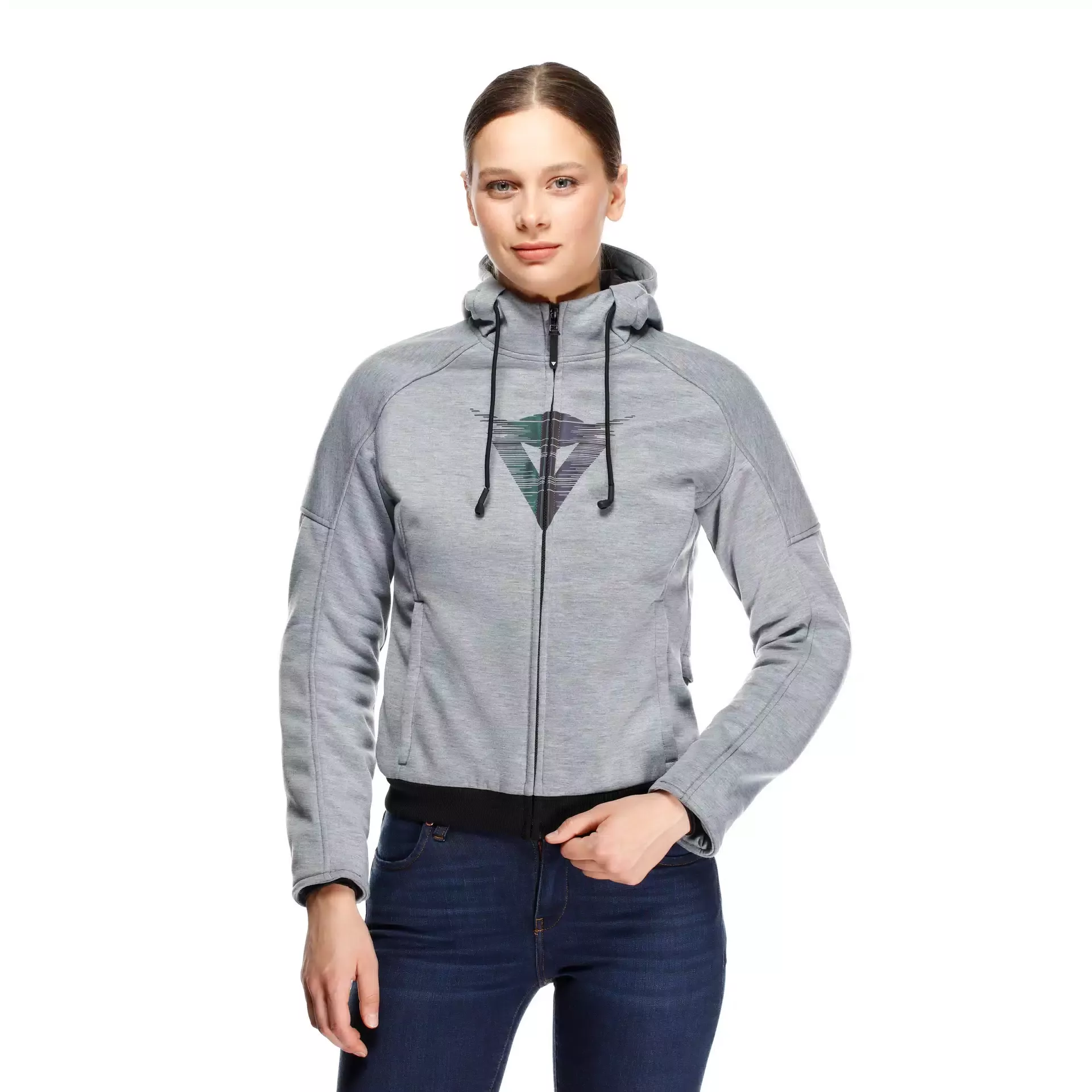 HOODIE DAINESE LADY DEAMON-X GRIS