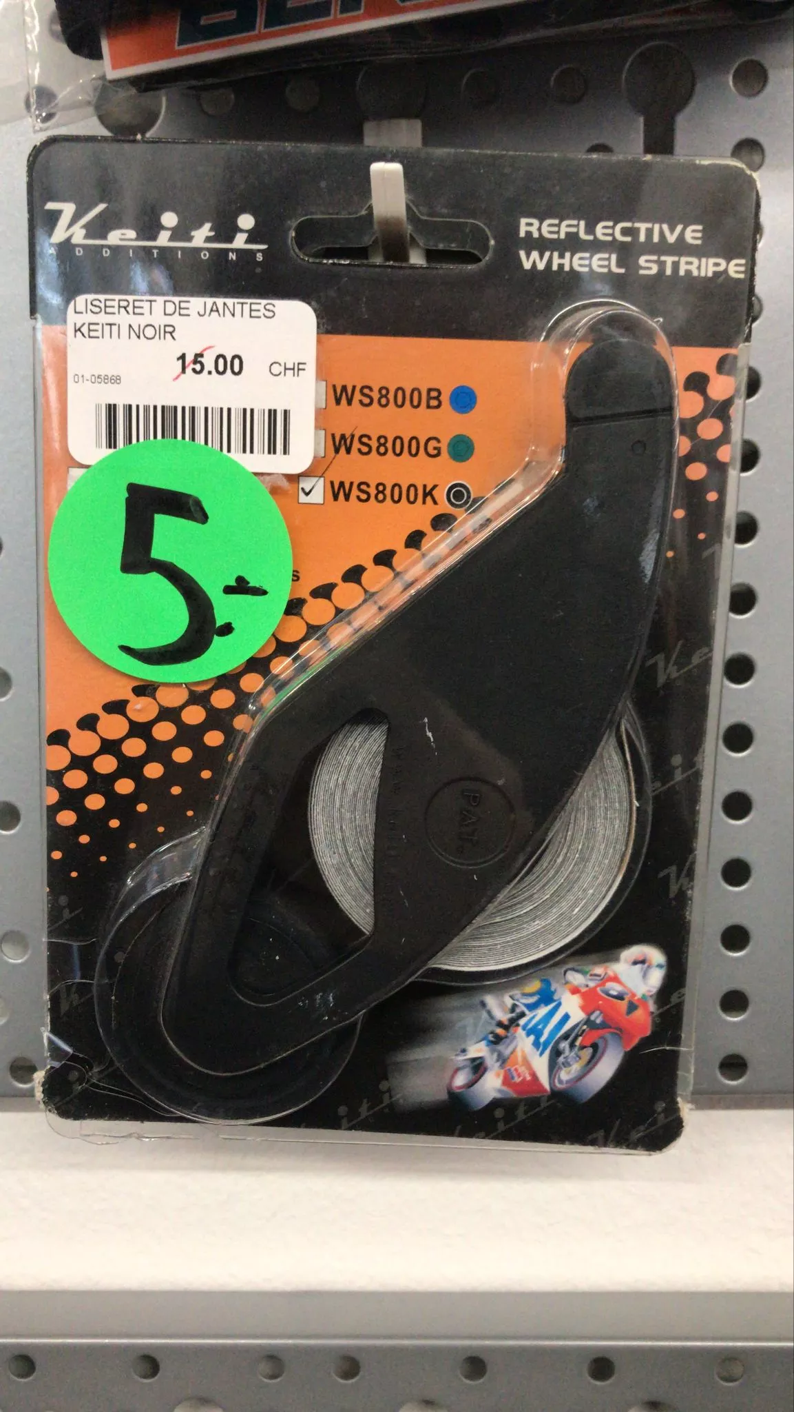 LISERET DE JANTES KEITI NOIR