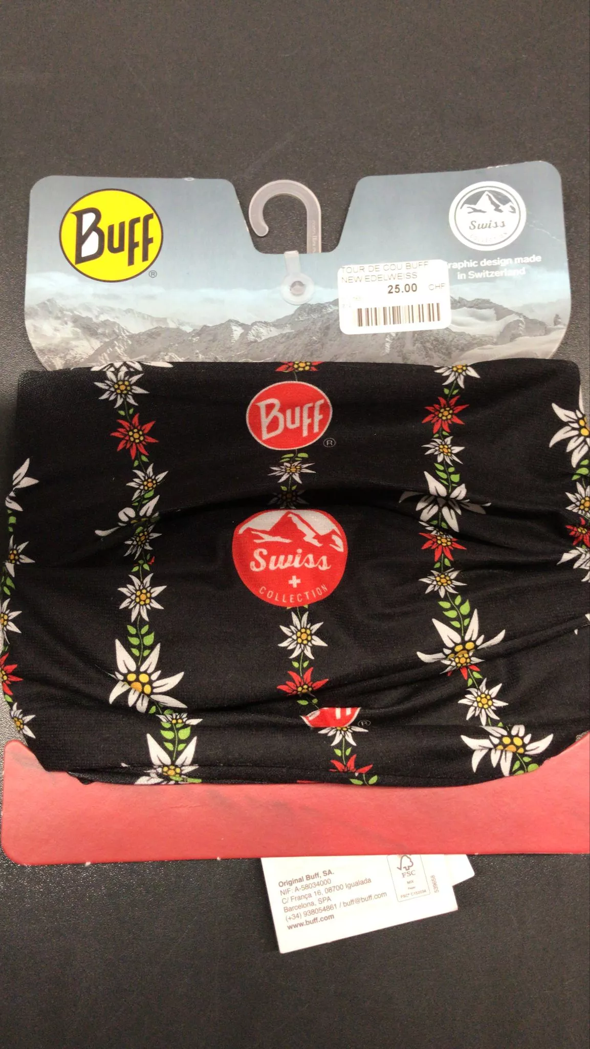 TOUR DE COU BUFF NEW EDELWEISS