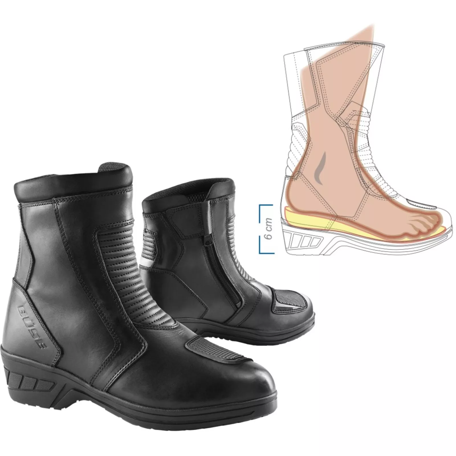 BOTTES BUSE D90 DAMES NOIR 39