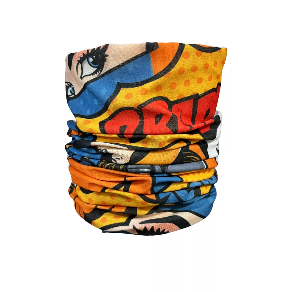 TOUR DE COU MOTOGIRL POP ART