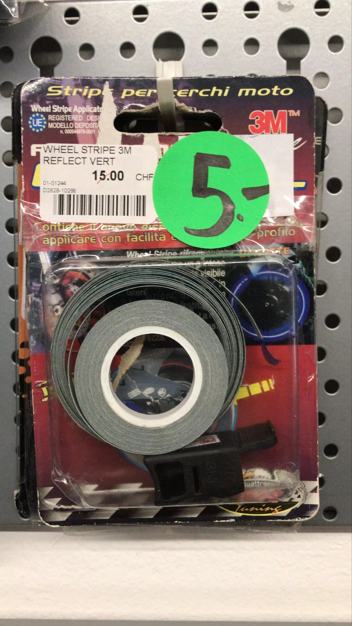 WHEEL STRIPE 3M REFLECT VERT