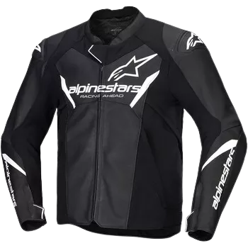BLOUSON ALPI CUIR FASTER V3 N-BLANC