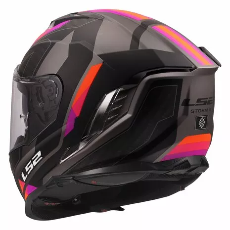 CASQUE LS2 STORM III SPORTY N-MATT PURPLE