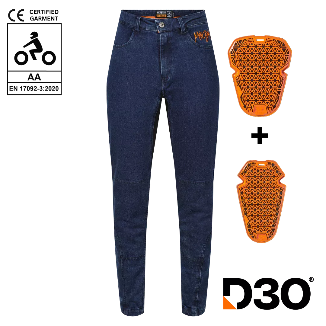 MOTOGIRL ISLA JEANS BLEU