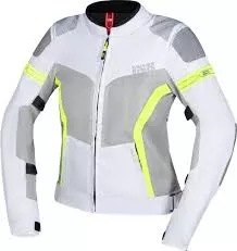 BLOUSON IXS LADY TRIGONIS-AIR GRIS-BLANC DM